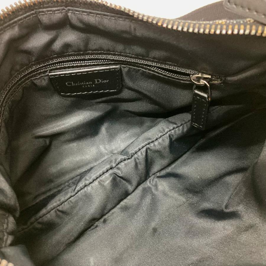 Christian Dior クリスチャンディオール トロッター サドルバッグ 斜め掛け ショルダーバッグ グレー×ブラック レディース【中古】 |  | 05