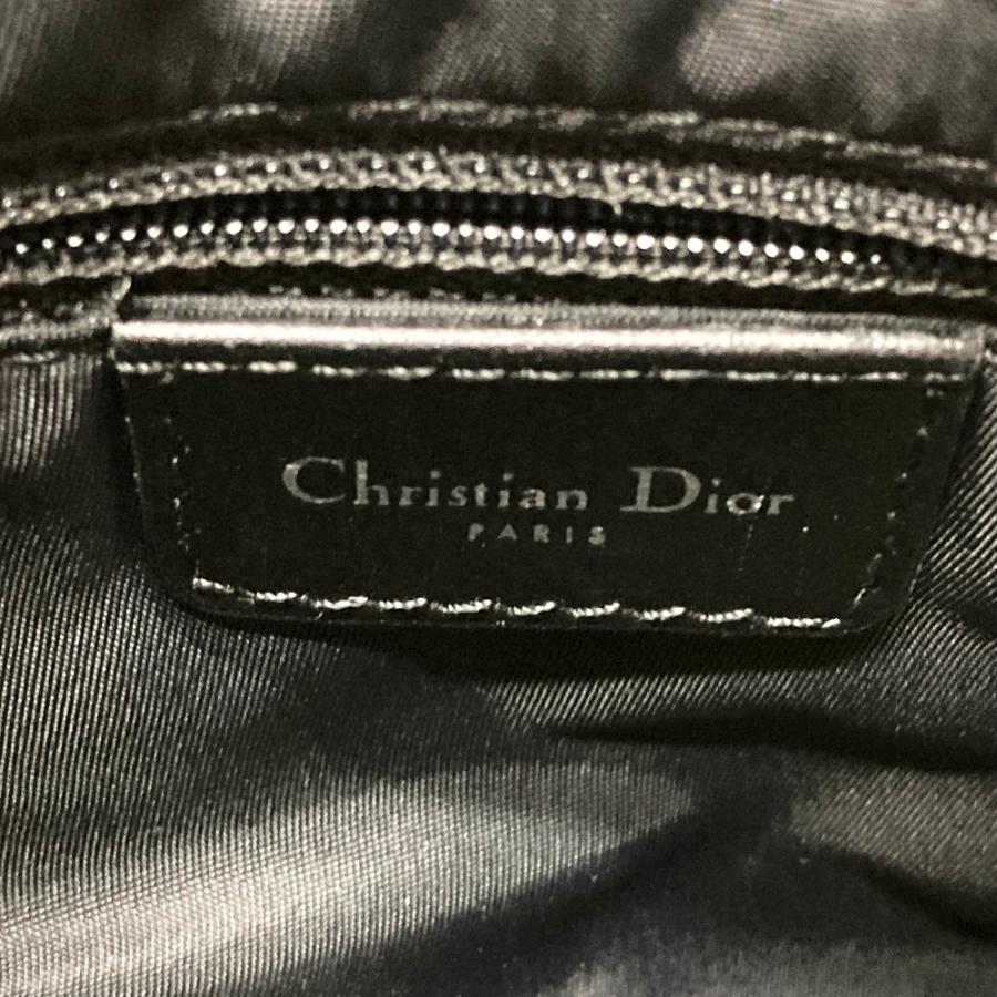 Christian Dior クリスチャンディオール トロッター サドルバッグ 斜め掛け ショルダーバッグ グレー×ブラック レディース【中古】 |  | 06