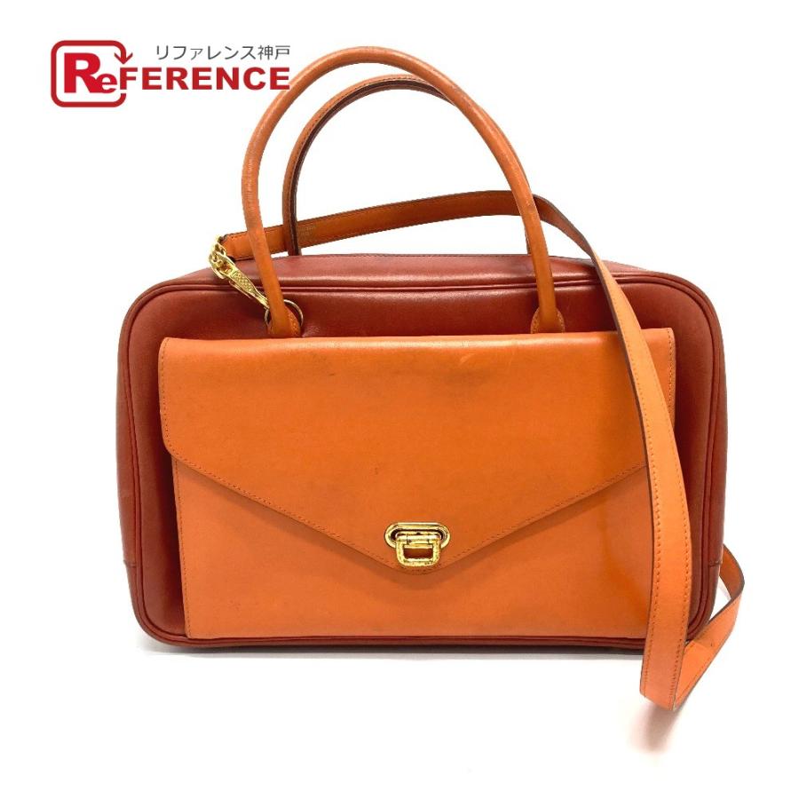 HERMES エルメス ロレーヌ 2WAY ショルダーバッグ ハンドバッグ ヴォー 