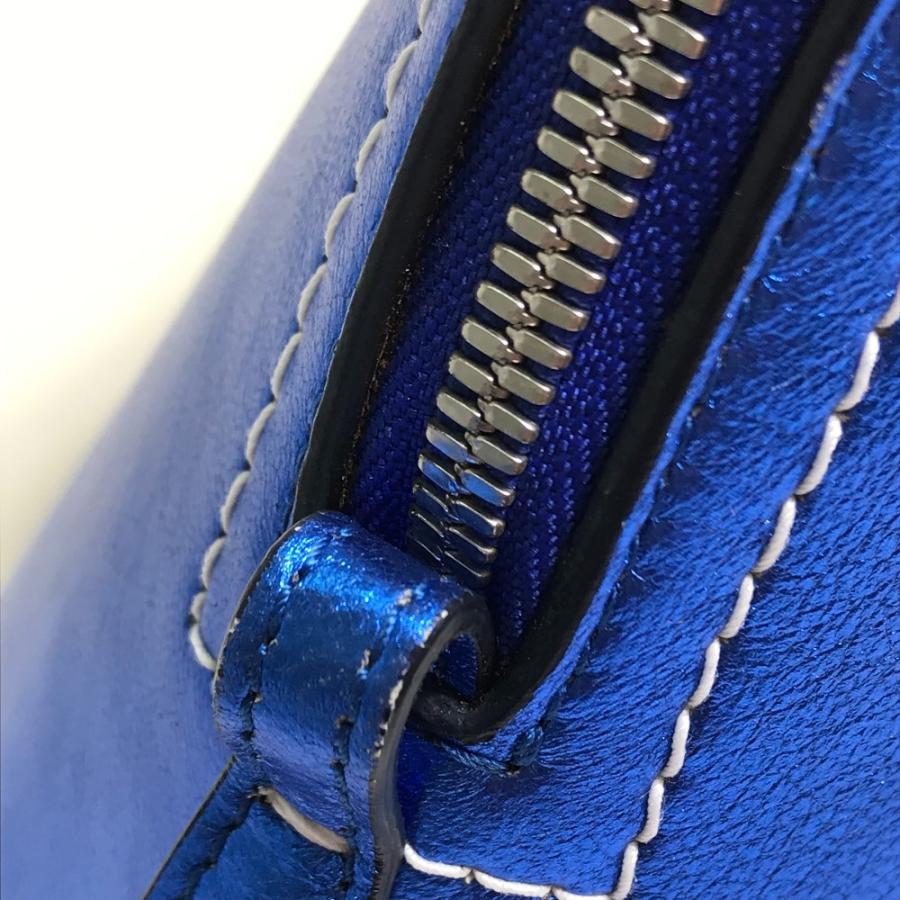 Maison Margiela メゾンマルジェラ 5AC カバン 2WAYバッグ ハンドバッグ 斜め掛け ショルダーバッグ ガンメタ ブルー レディース【中古】 |  | 07