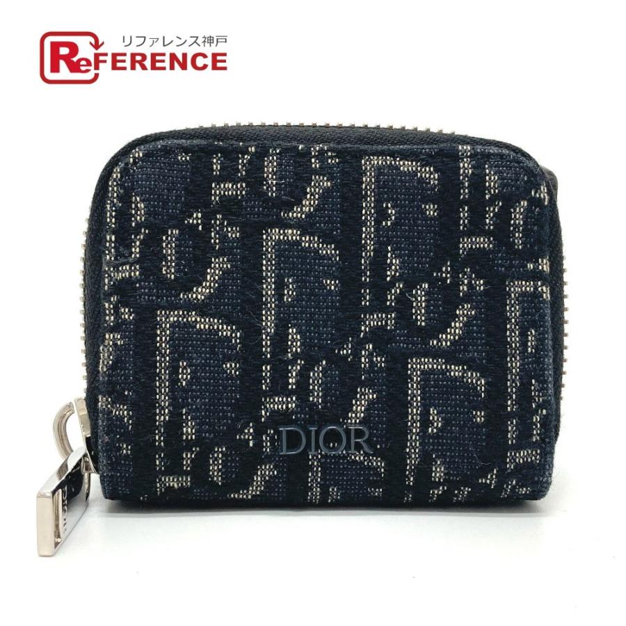 Christian Dior クリスチャンディオール トロッター オブリーク コインケース キャンバス ネイビー レディース【中古】  :S-220429-18:リファレンス コレクション - 通販 - Yahoo!ショッピング