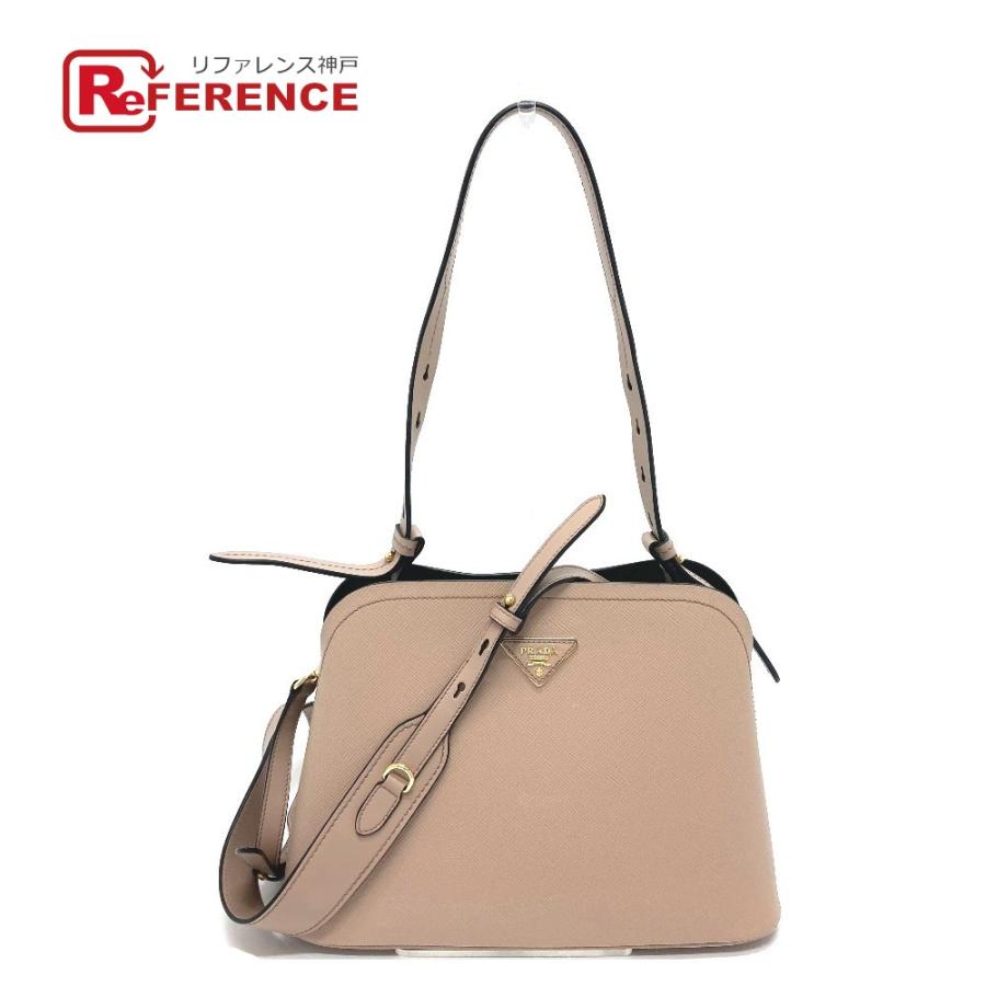 PRADA エピレザー パーティーバッグ ピンク