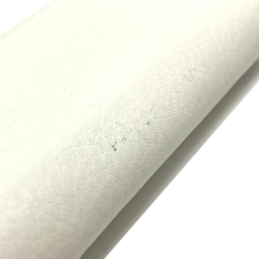 美品 BALENCIAGA バレンシアガ 516373 ロゴ エブリデイ カードケース 革小物 コインケース レザー ホワイト ユニセックス【中古】 | BALENCIAGA | 05