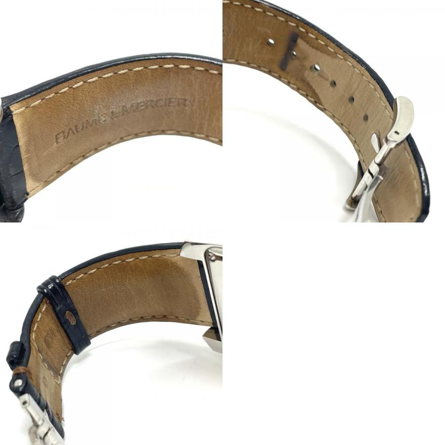 Baume & Mercier ボーム＆メルシエ MOA08607 ハンプトンクラシック 自動巻き ウォッチ クロノグラフ 腕時計 シルバー メンズ【中古】 |  | 09