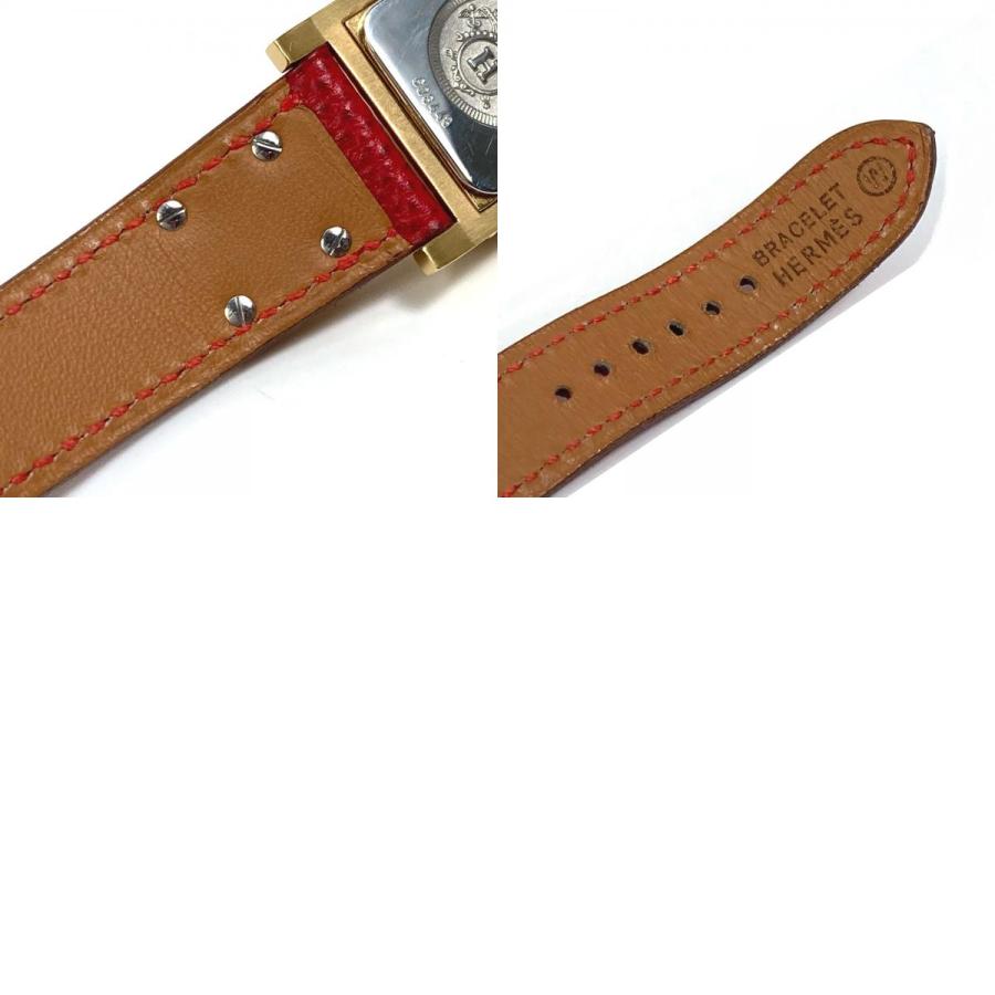 HERMES エルメス メドール クオーツ ブレスレットウォッチ 腕時計 GP M○刻 ゴールド レディース【中古】 | HERMES | 09
