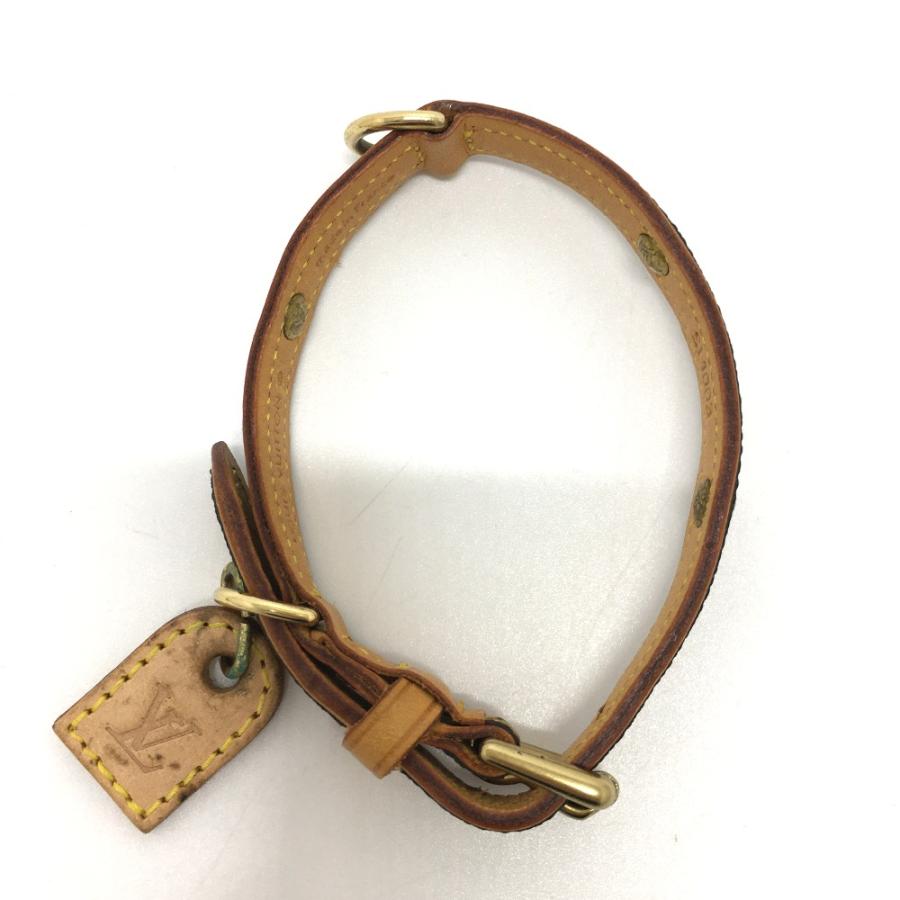 LOUIS VUITTON ルイヴィトン M58071 コリエ・バクスターMM 犬用/ペット用 首輪 モノグラムキャンバス ブラウン ユニセックス【中古】 | LOUIS VUITTON | 01
