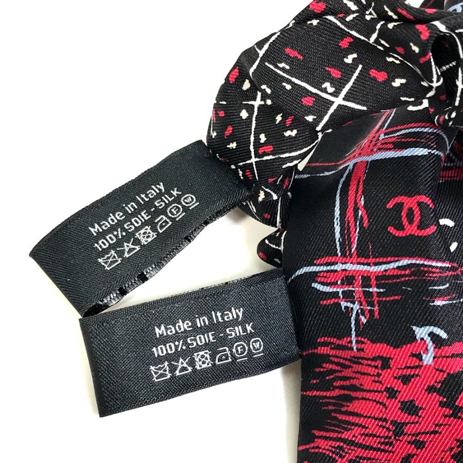 新品 CHANEL スカーフ CCマーク リボン