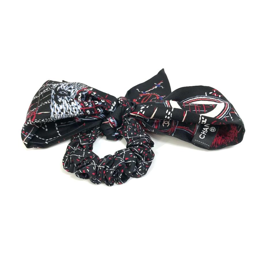 シャネル CHANEL ヘアアクセサリー シルクシュシュ シルクスカーフセット