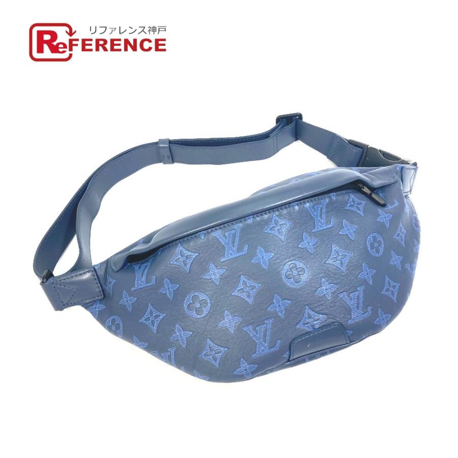 LOUIS VUITTON ルイヴィトン M45729 ディスカバリーバムバッグPM ボディバッグ モノグラムシャドウレザー ネイビー メンズ【中古】  :S-221209-1:リファレンス コレクション - 通販 - Yahoo!ショッピング