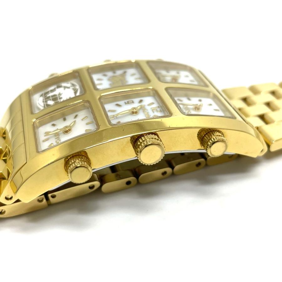 数量は多い 【ICE LINK】アイスリンク 腕時計 メンズ ゴールド 4タイム