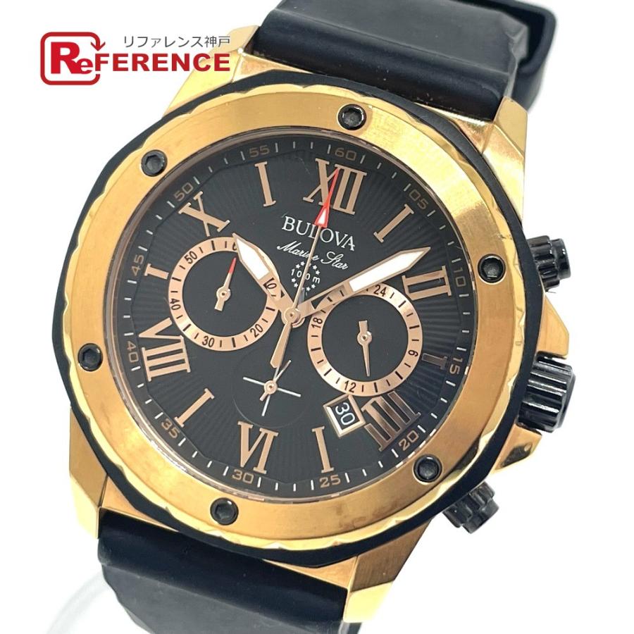 BULOVA ブローバ マリンスター デイト クロノグラフ クオーツ 腕時計