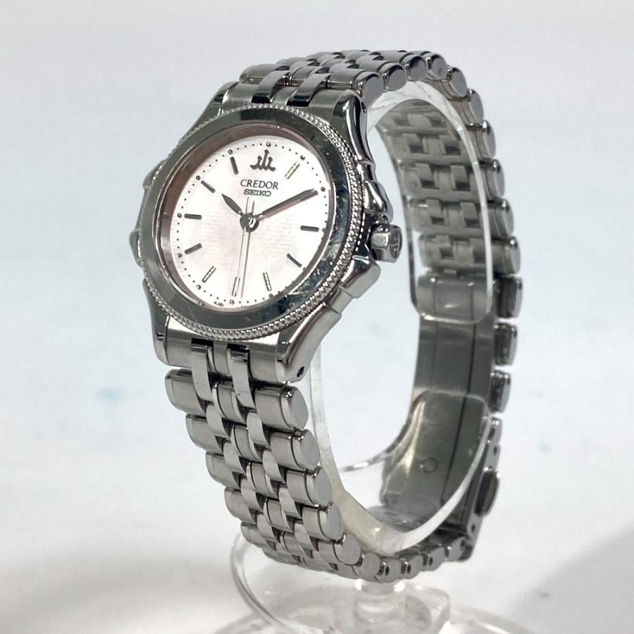 SEIKO セイコー 4J81-0B20 クレドール クォーツ 腕時計 SS シルバー レディース【中古】 | SEIKO | 02
