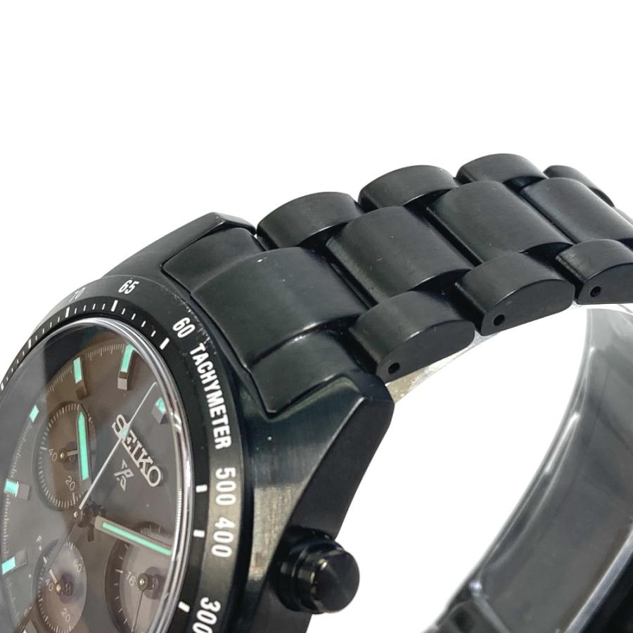 SEIKO セイコー SBDL103 プロスペックス スピードタイマー ソーラー デイト 腕時計 SS ブラック メンズ【中古】新品同様 | SEIKO | 04