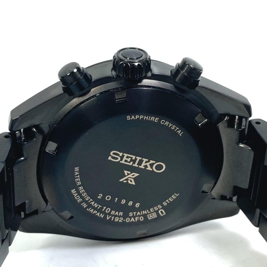 SEIKO セイコー SBDL103 プロスペックス スピードタイマー ソーラー デイト 腕時計 SS ブラック メンズ【中古】新品同様｜reference｜06