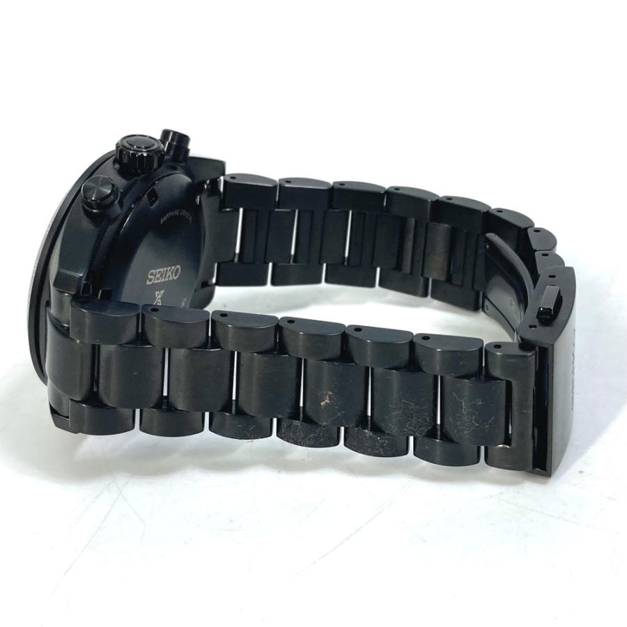 SEIKO セイコー SBDL103 プロスペックス スピードタイマー ソーラー デイト 腕時計 SS ブラック メンズ【中古】新品同様 | SEIKO | 08