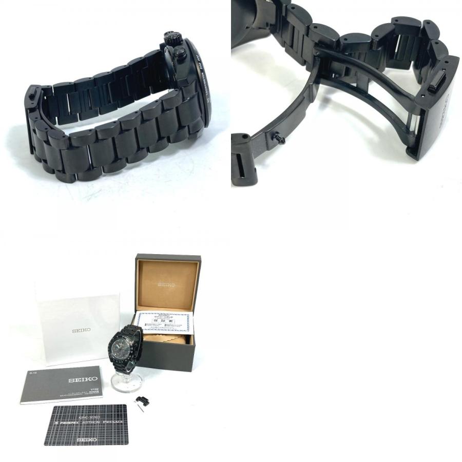 SEIKO セイコー SBDL103 プロスペックス スピードタイマー ソーラー デイト 腕時計 SS ブラック メンズ【中古】新品同様 | SEIKO | 09