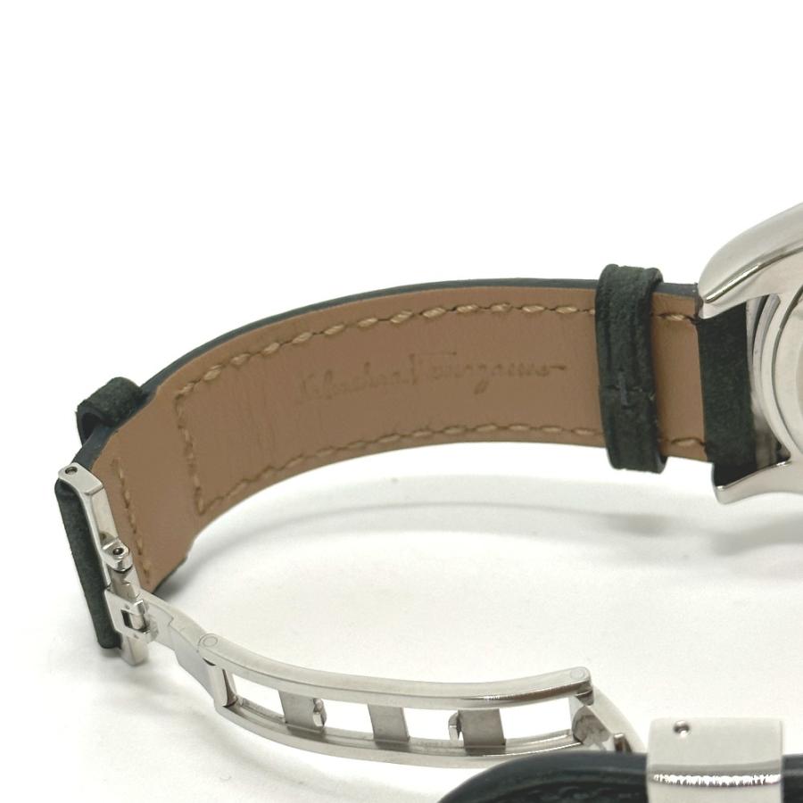 Salvatore Ferragamo サルヴァトーレフェラガモ SFDK006 クロノグラフ フェラガモ1898 クォーツ デイト 腕時計 SS シルバー メンズ【中古】 |  | 06