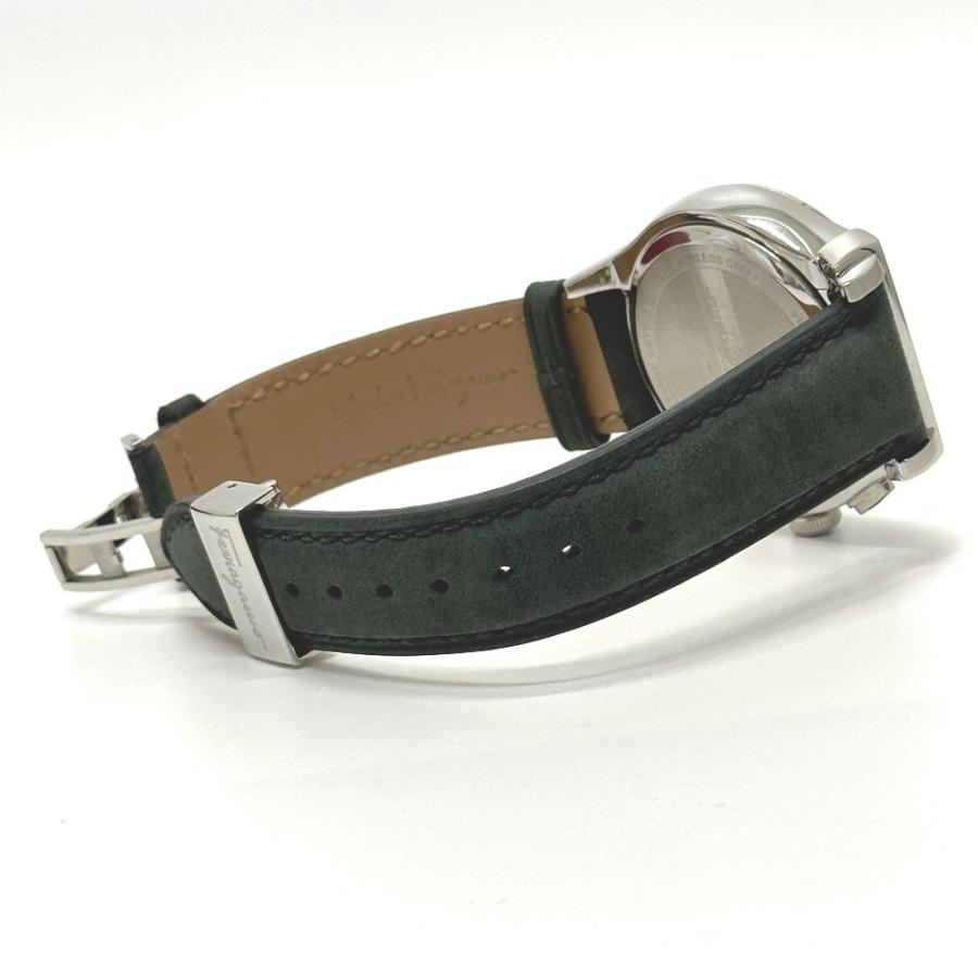 Salvatore Ferragamo サルヴァトーレフェラガモ SFDK006 クロノグラフ フェラガモ1898 クォーツ デイト 腕時計 SS シルバー メンズ【中古】 |  | 07