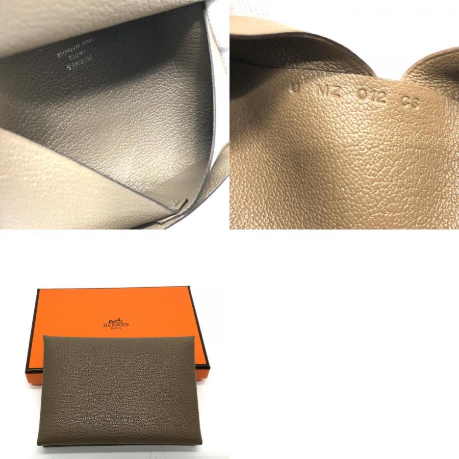 HERMES（エルメス） カルヴィ デュオ 名刺入れ 二つ折り カードケース