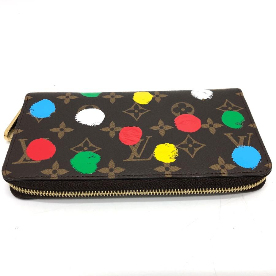 LOUIS VUITTON ルイヴィトン M81864  モノグラム ジッピーウォレット 草間彌生 長財布 モノグラムキャンバス ブラウン レディース【中古】 | LOUIS VUITTON | 02