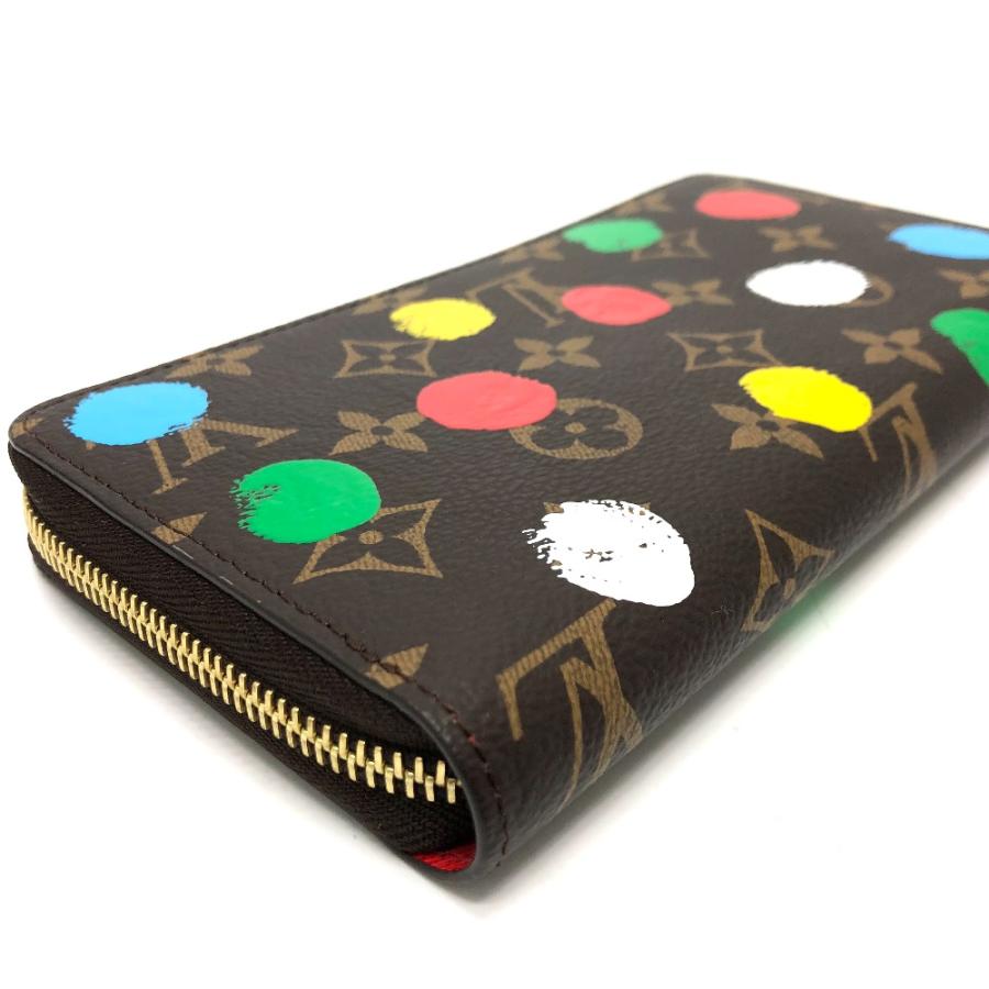 LOUIS VUITTON ルイヴィトン M81864  モノグラム ジッピーウォレット 草間彌生 長財布 モノグラムキャンバス ブラウン レディース【中古】 | LOUIS VUITTON | 06