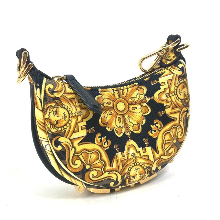 FENDI フェンディ 7AS089 ナノ フェンディグラフィ フェンダーチェ FENDACE ヴェルサーチ VERSACE ハンドバッグ 【中古】新品同様 | FENDI | 01