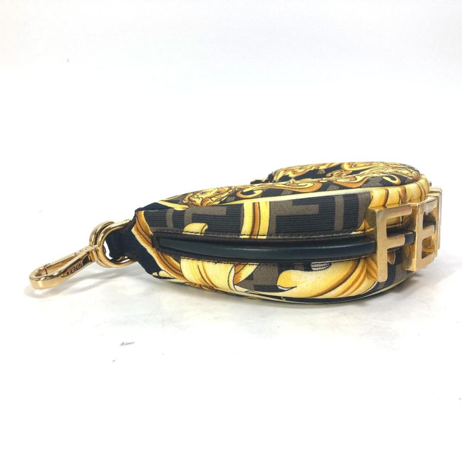 FENDI フェンディ 7AS089 ナノ フェンディグラフィ フェンダーチェ FENDACE ヴェルサーチ VERSACE ハンドバッグ 【中古】新品同様 | FENDI | 02