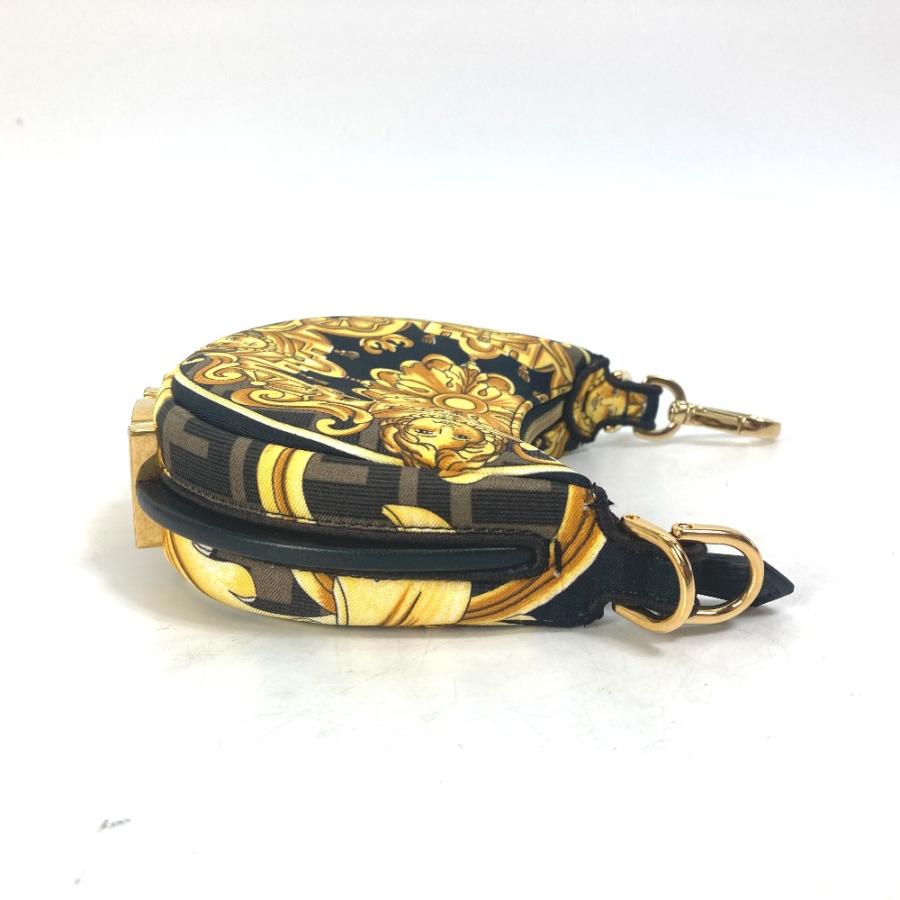 FENDI フェンディ 7AS089 ナノ フェンディグラフィ フェンダーチェ FENDACE ヴェルサーチ VERSACE ハンドバッグ 【中古】新品同様 | FENDI | 03