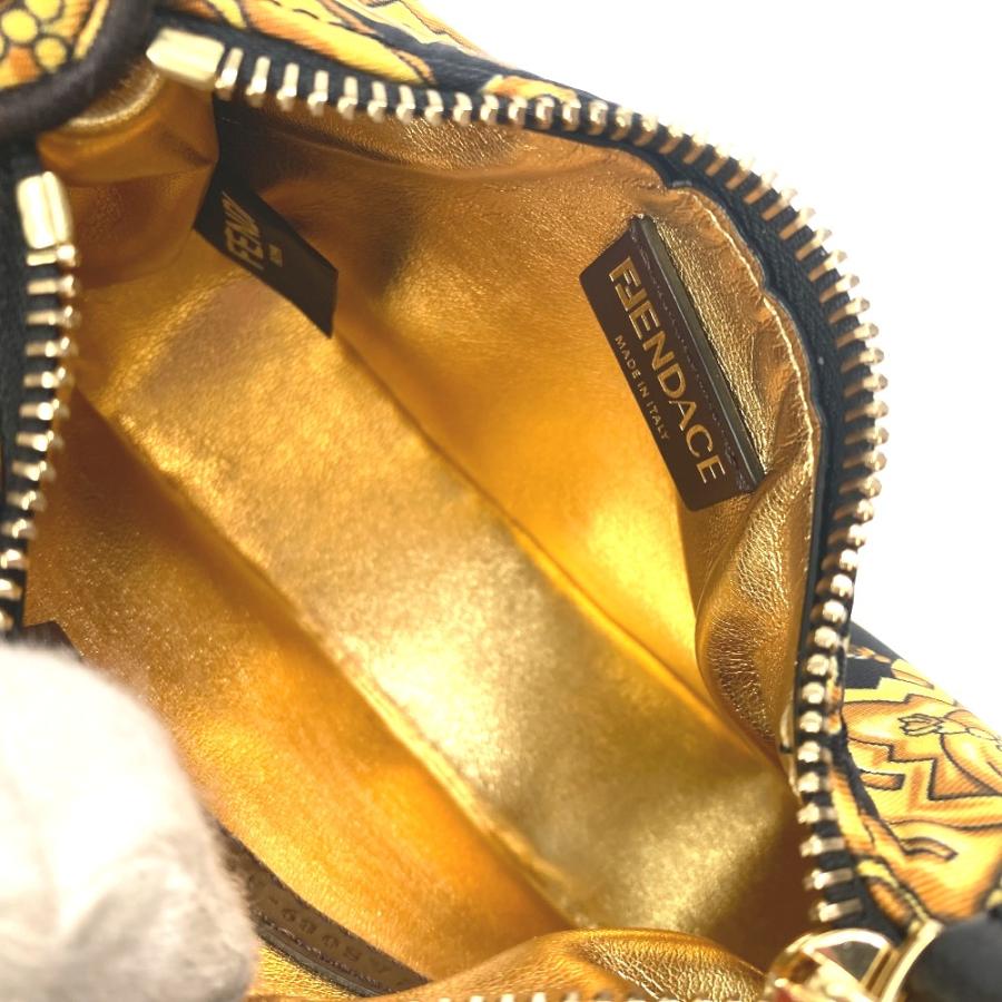 FENDI フェンディ 7AS089 ナノ フェンディグラフィ フェンダーチェ FENDACE ヴェルサーチ VERSACE ハンドバッグ 【中古】新品同様 | FENDI | 07