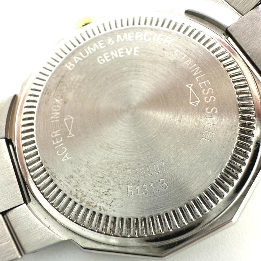Baume & Mercier ボーム＆メルシエ 5131.3 リヴィエラ リビエラ クオーツ デイト 腕時計 シルバー/ゴールド メンズ【中古】 |  | 08