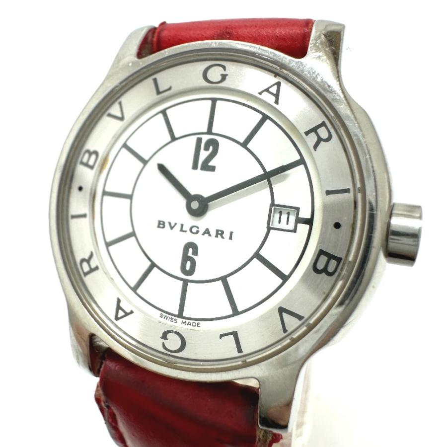 BVLGARI ブルガリ ソロテンポ クオーツ デイト  腕時計 シルバー レディース【中古】 | BVLGARI | 01
