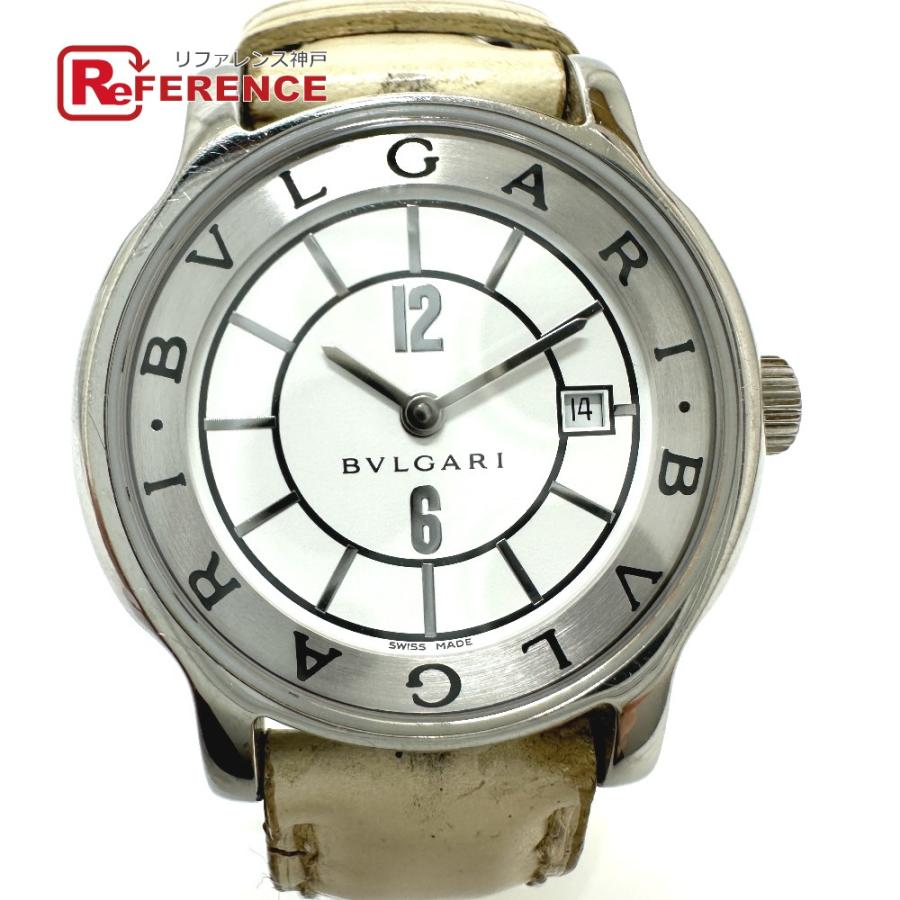 BVLGARI ブルガリ ST29S ソロテンポ クオーツ デイト 腕時計 シルバー レディース【中古】 | BVLGARI