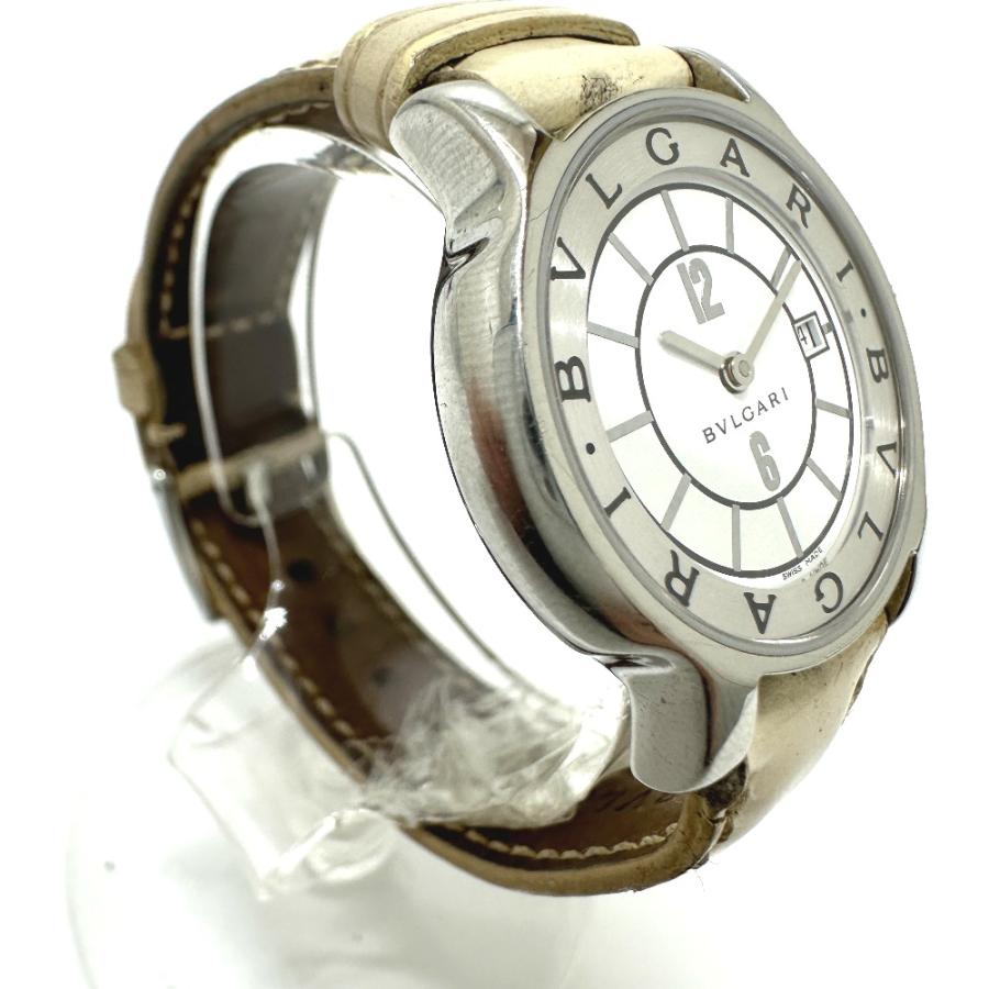 BVLGARI ブルガリ ST29S ソロテンポ クオーツ デイト 腕時計 シルバー レディース【中古】 | BVLGARI | 03