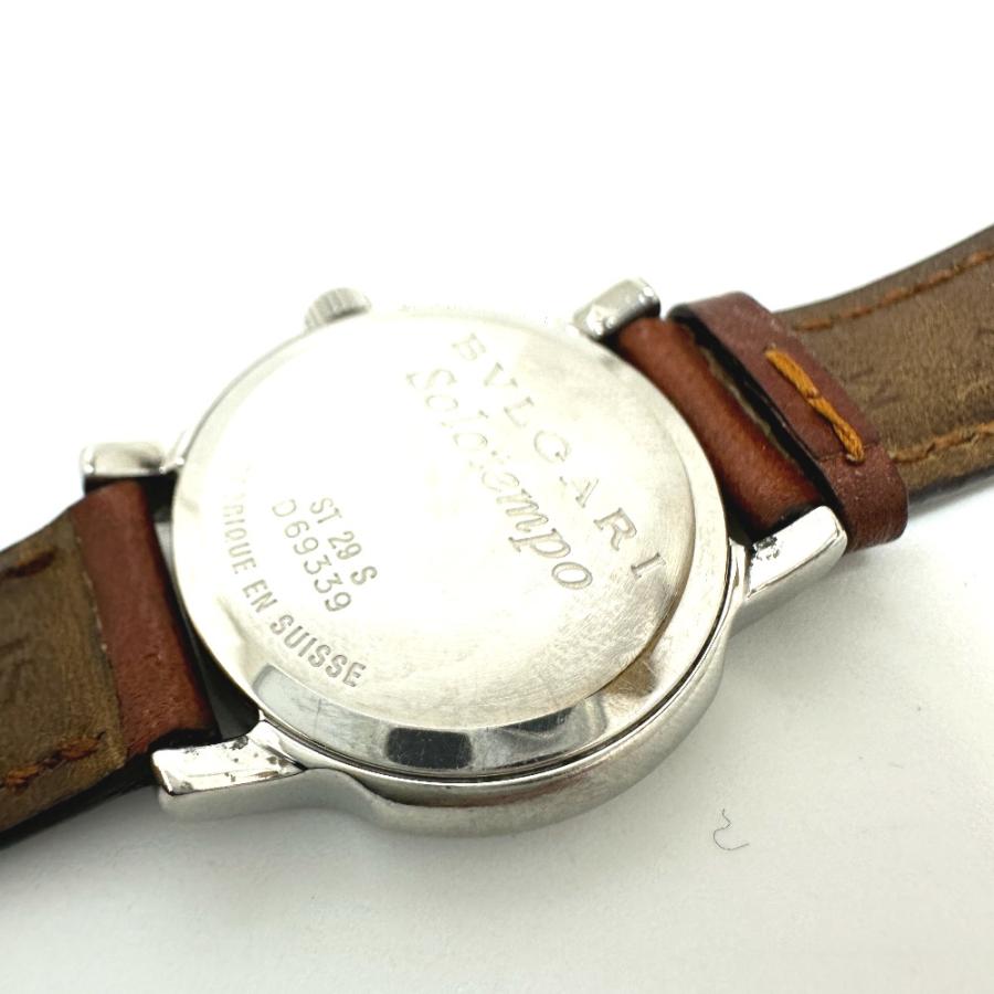BVLGARI ブルガリ ST29S ソロテンポ クオーツ デイト 腕時計 シルバー レディース【中古】 | BVLGARI | 08