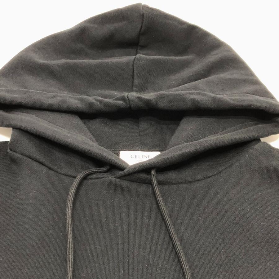 CELINE セリーヌ 2Y958670Q ロゴ パーカー ブラック メンズ【中古】 | CELINE | 02