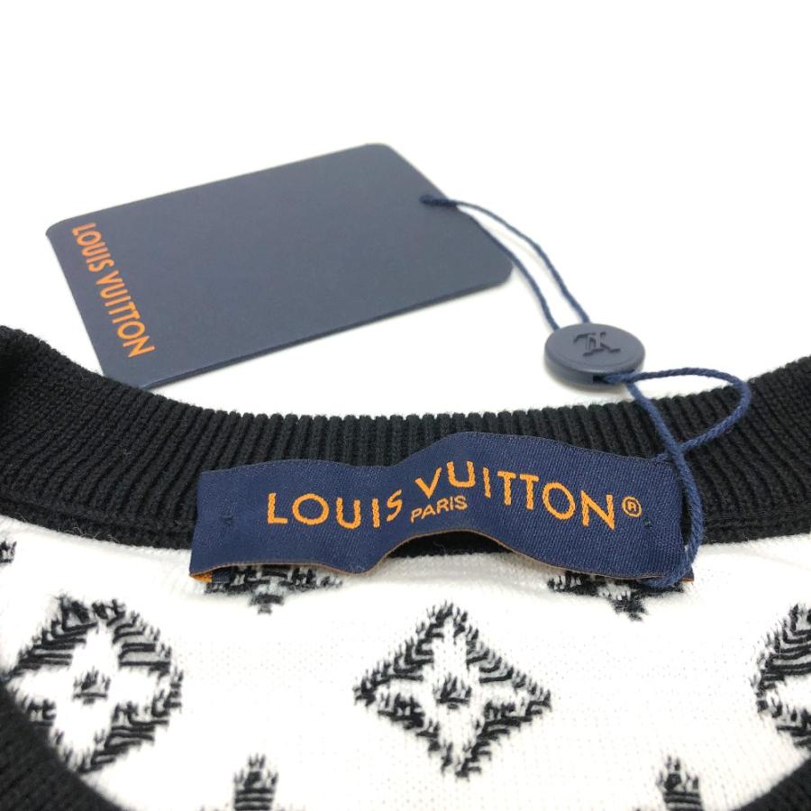 新品同様 LOUIS VUITTON ルイヴィトン 1AFAPX グラディエント クルーネック モノグラム トレーナー ブラック メンズ【中古】 | LOUIS VUITTON | 04