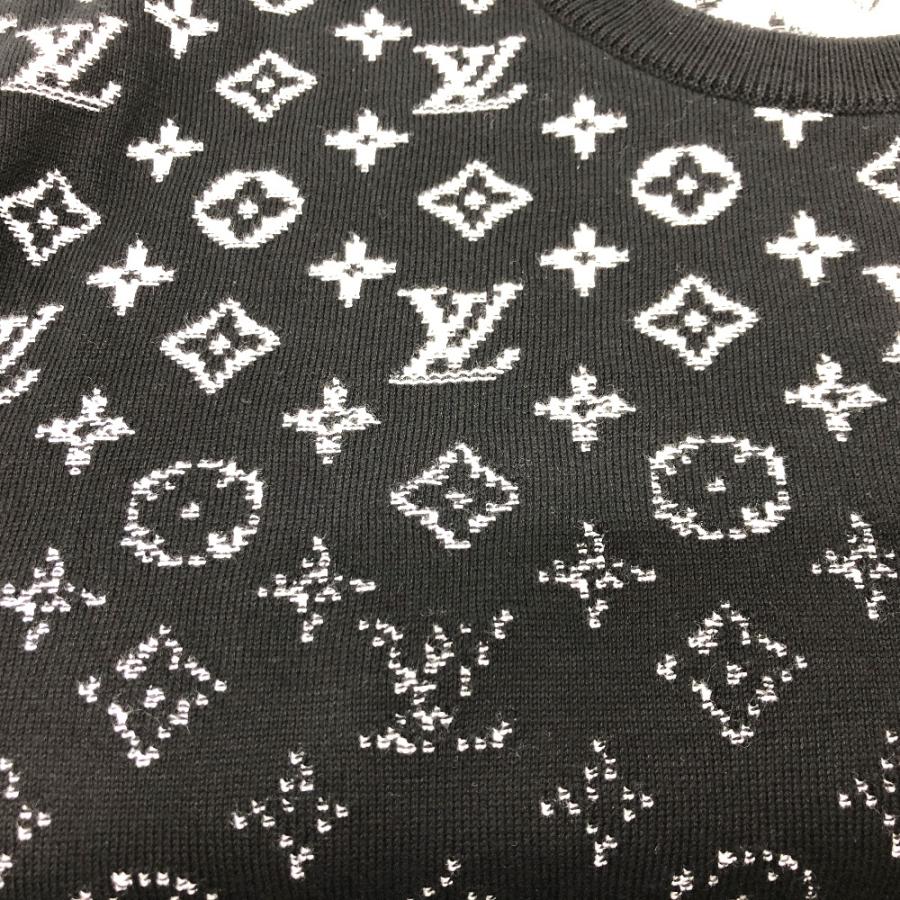 新品同様 LOUIS VUITTON ルイヴィトン 1AFAPX グラディエント クルーネック モノグラム トレーナー ブラック メンズ【中古】 | LOUIS VUITTON | 05