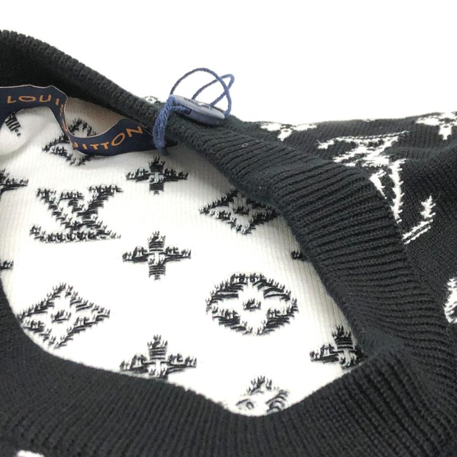 新品同様 LOUIS VUITTON ルイヴィトン 1AFAPX グラディエント クルーネック モノグラム トレーナー ブラック メンズ【中古】 | LOUIS VUITTON | 08