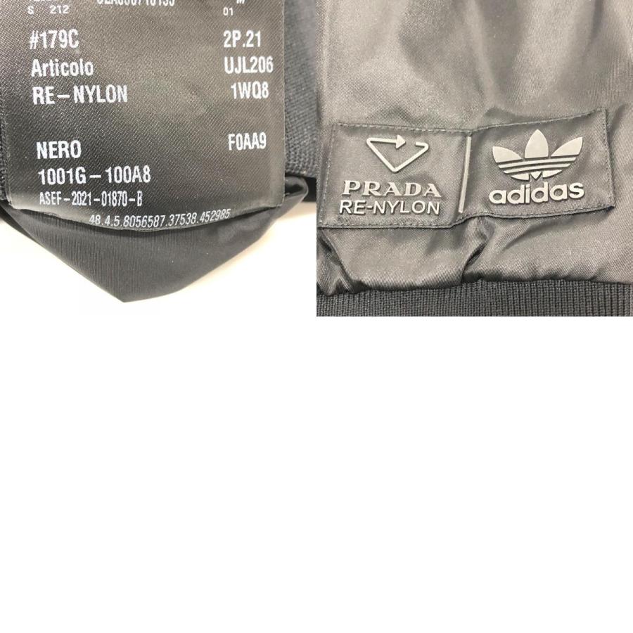 新品同様 PRADA プラダ UJL206 アディダスコラボ スウェット Re Nylon リ ナイロン トライアングルロゴ トレーナー メンズ【中古】 | PRADA | 09