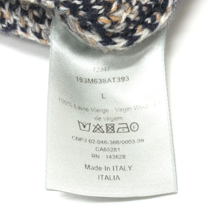 Dior ディオール 193M638AT393 21AW オブリーク セーター ネイビー