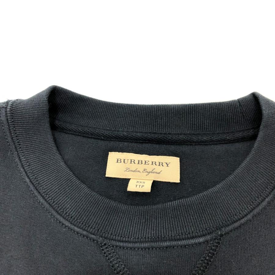 BURBERRY バーバリー 8008215 トレーナー 長袖 チェック スウェット ブラック レディース【中古】 | BURBERRY | 05