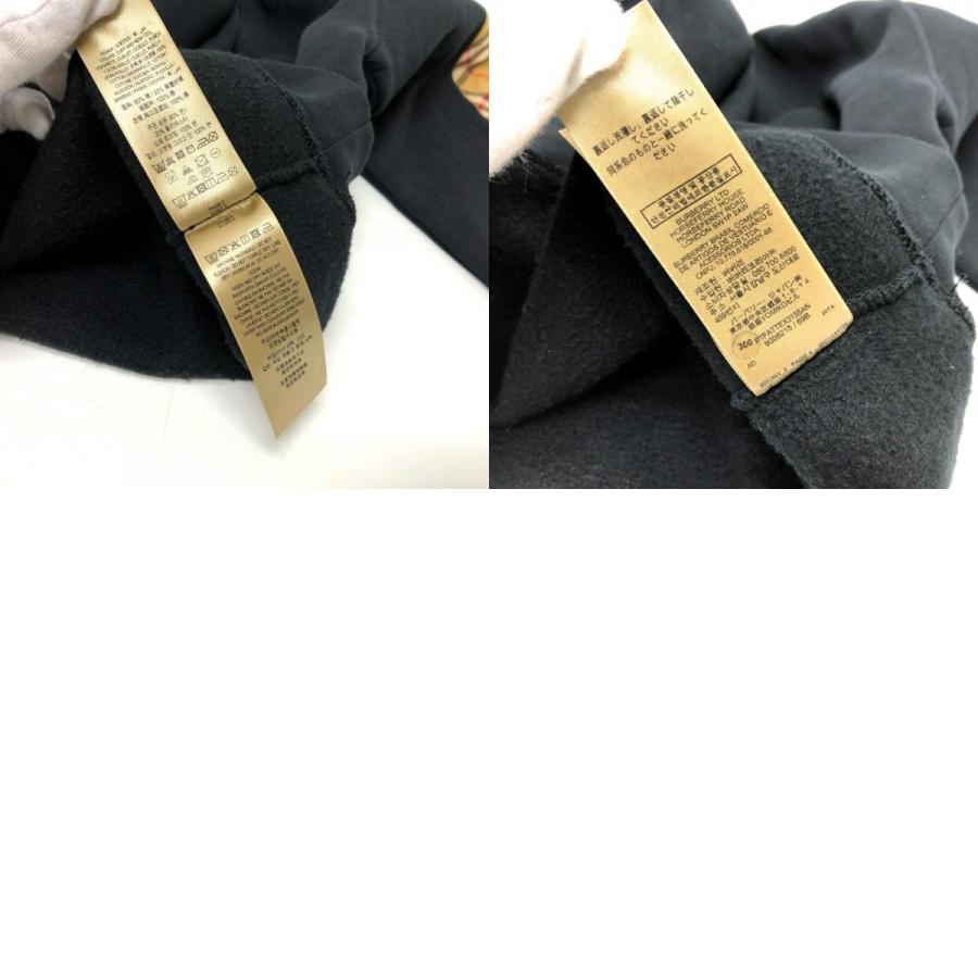 BURBERRY バーバリー 8008215 トレーナー 長袖 チェック スウェット ブラック レディース【中古】 | BURBERRY | 09