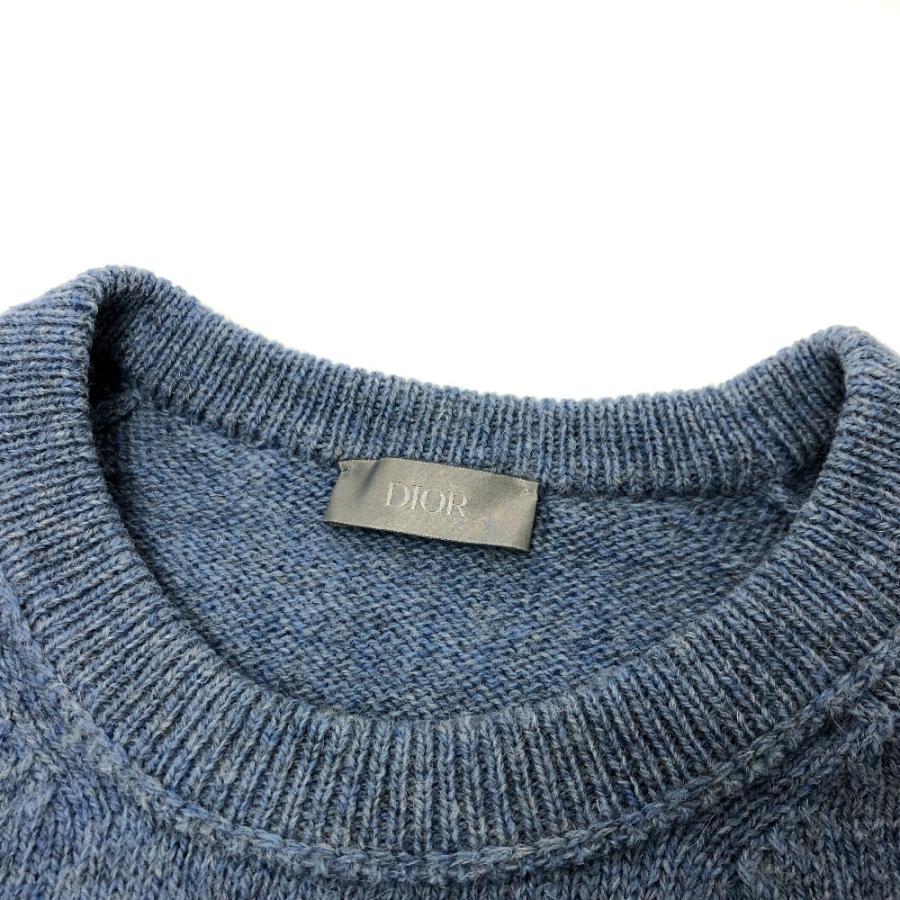 Dior ディオール 143M657AT296 ピータードイグ ニットセーター ロゴ セーター ブルー メンズ【中古】 |  | 07
