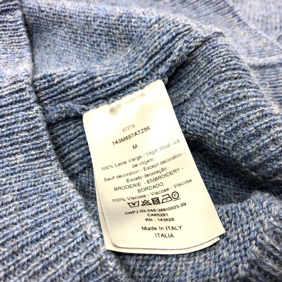 Dior ディオール 143M657AT296 ピータードイグ ニットセーター ロゴ セーター ブルー メンズ【中古】 |  | 08