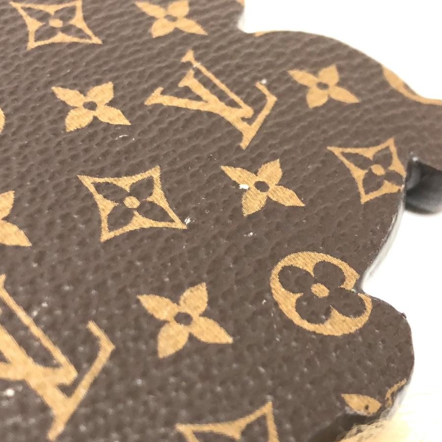 LOUIS VUITTON ルイヴィトン M00345 モノグラム ポルト クレ・スクワーラル  キーリング バッグチャーム ブラウン レディース【中古】 | LOUIS VUITTON | 07