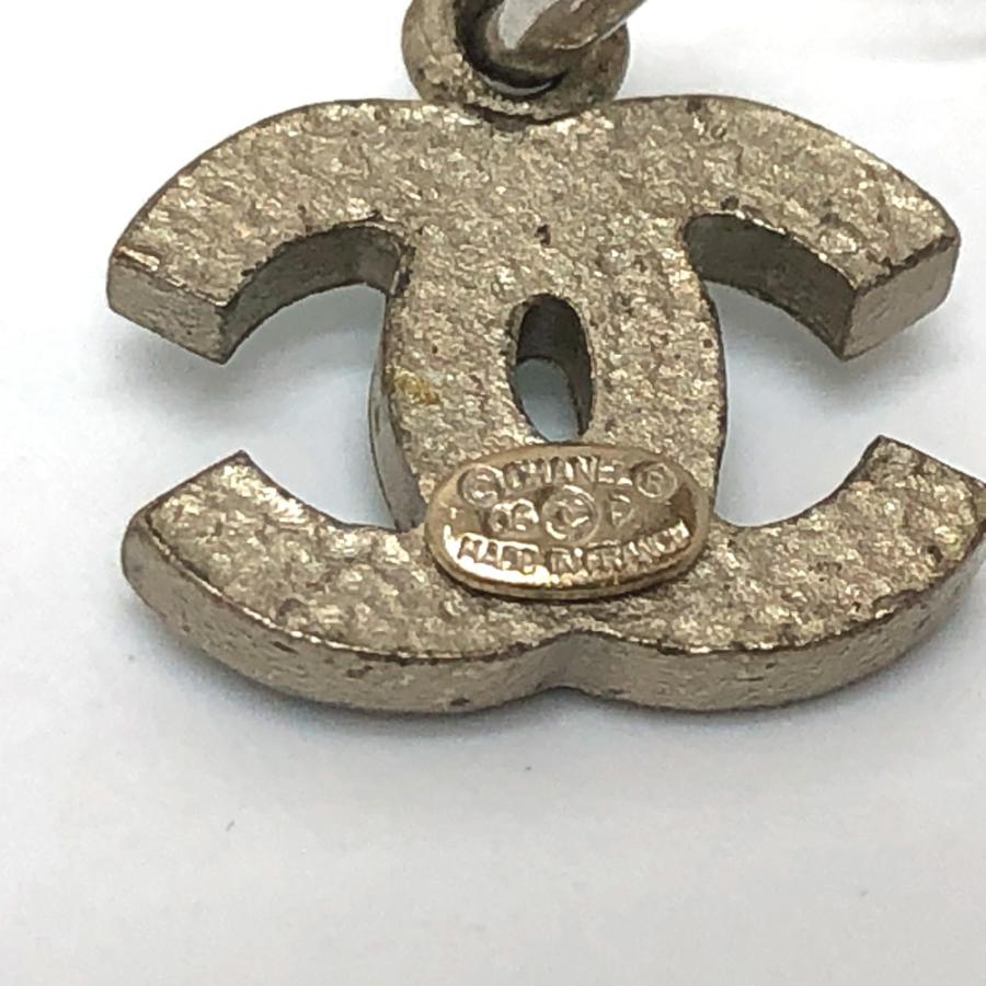 CHANEL シャネル 06P ココマーク ラインストーン ピアス シルバー レディース【中古】 | CHANEL | 04