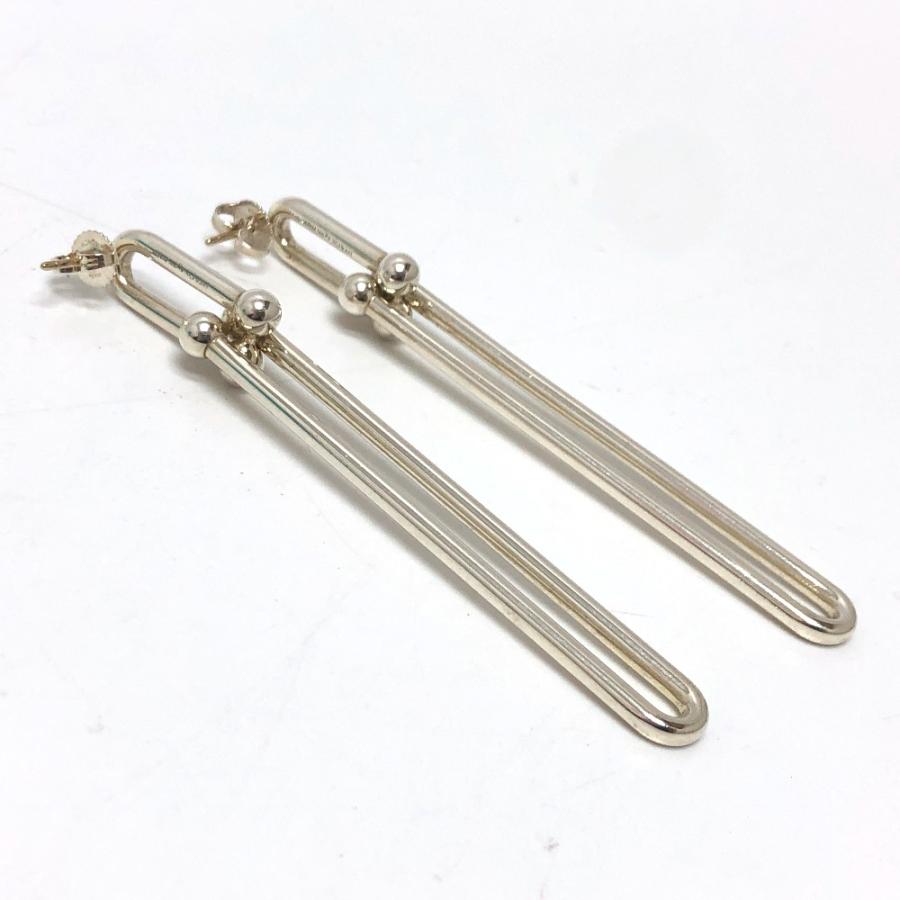 TIFFANY&Co. ティファニー ハードウェア ダブルロングリンク ピアス シルバー レディース【中古】 | TIFFANY&Co. | 01