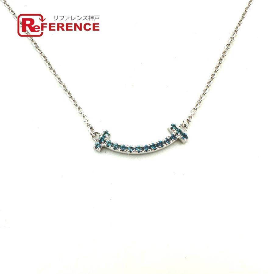 TIFFANY&Co. ティファニー Tスマイル ミニ ブルートパーズ 日本限定ネックレス ネックレス シルバー レディース【中古】 | TIFFANY&Co.