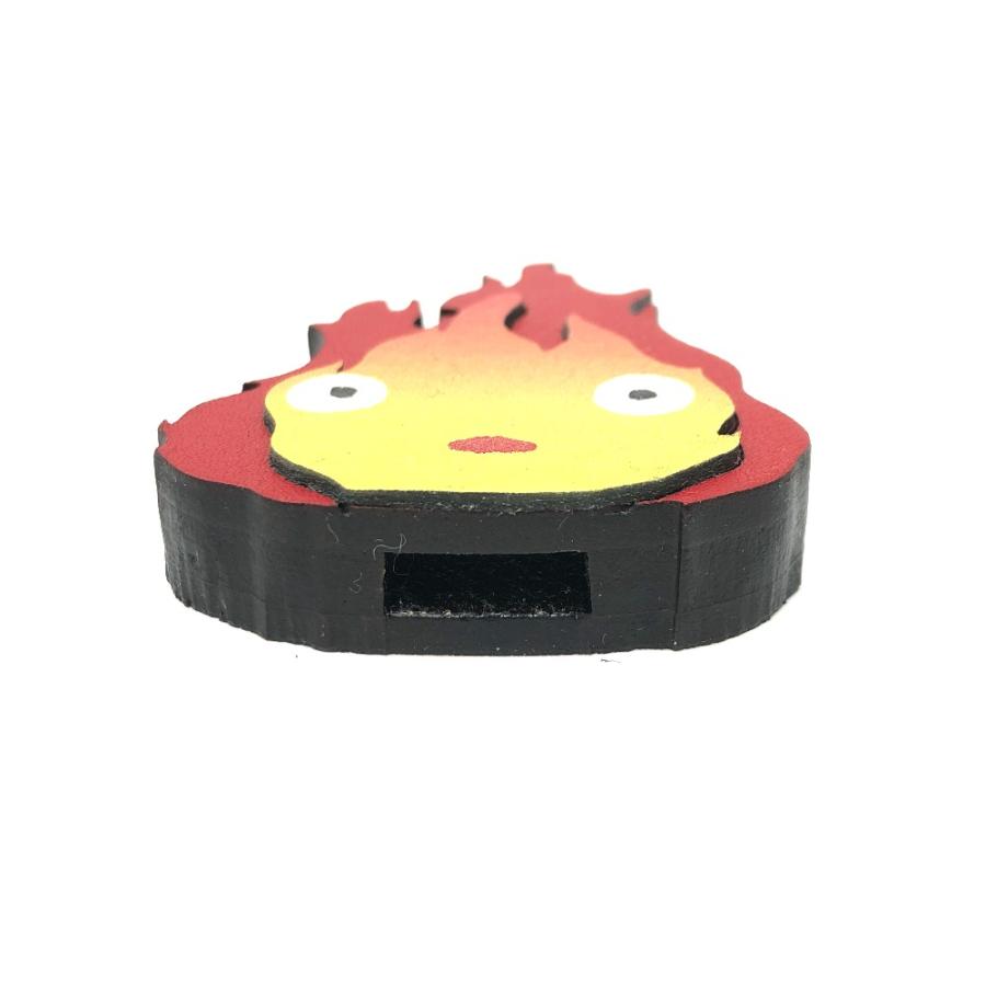 新品同様 LOEWE ロエベ ハウルの動く城 カルシファー パーツ ダイス カーフ チャーム レッド ユニセックス【中古】 | LOEWE | 04