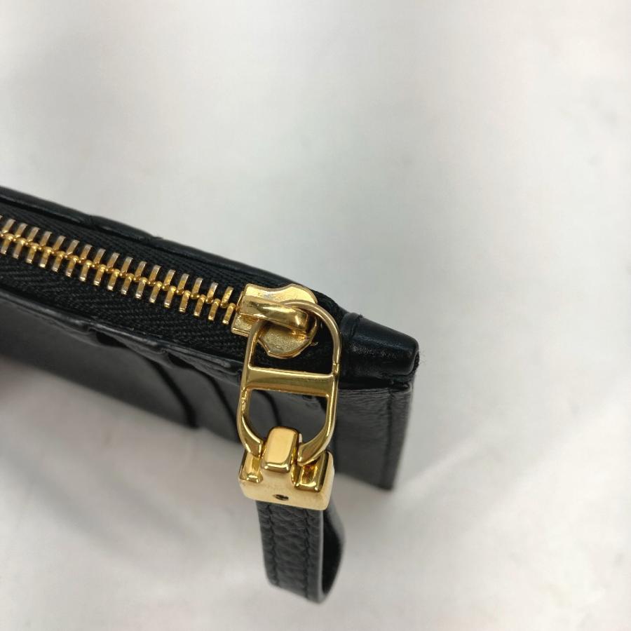 Dior ディオール S5131UWHC_M900 Dior Caro Cosmos カードホルダー ウォレット コインケース ブラック×ゴールド レディース【中古】 |  | 08